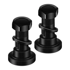 2 Pieces Rotary Cutters Blade Bolt Kit Replaces with Nuts and Lock Washers