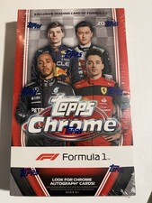 2022 Topps Chrome F1 Formula 1 Hobby Box Sealed And F1 Sticker Certified