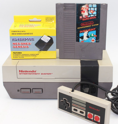 NES Console w/ controller and cables, Tested w/ Super Mario Bros/ Duck Hunt