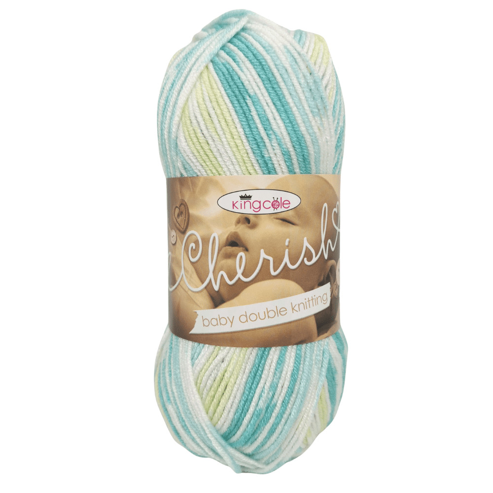 King Cole Cherish Baby Double Knitting 100g Yarn - Colour 1125 Aqua Marine