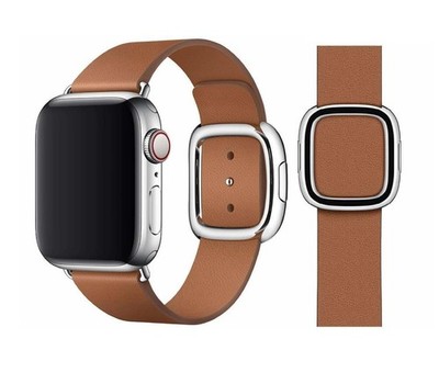 Original Apple Modern Buckle Armband Größe S 38/40/41mm Saddle Brown Sehr Gut