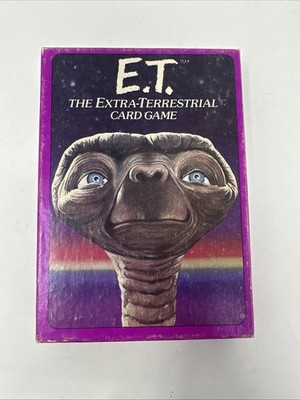 E.T. The Extra-Terrestrial Card Game Vintage Original Box COMPLETE