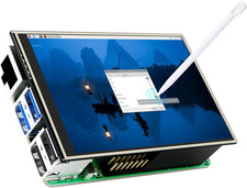 3.5 Inch Touchscreen for Raspberry Pi 5, 480 X 320 Pixel 60 FPS Mini Monitor wit