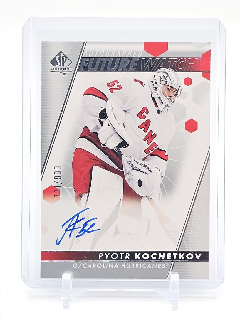 PYOTR KOCHETKOV 2022-23 UD SP AUTHENTIC ROOKIE FUTURE WATCH RC AUTO /999 Q6786
