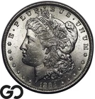 1884-O Morgan Silver Dollar, Lustrous Near Gem BU, New Orleans Mint