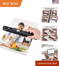 Easy-to-Use Wireless Scanner: Capture Photos and Documents in 900 DPI