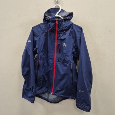 Mountain Equipment Aeon Drilite wasserdichte Shell-Regenjacke mit Kapuze lila UK 10