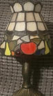 Vintage, Tiffany Style, Stained Glass Tea Light Holder, Dellarobia Style Fruit,
