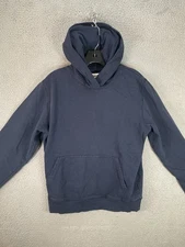 Pact Hoodie Mens Small Blue Organic Cotton One For All Pullover Boho Minimalist