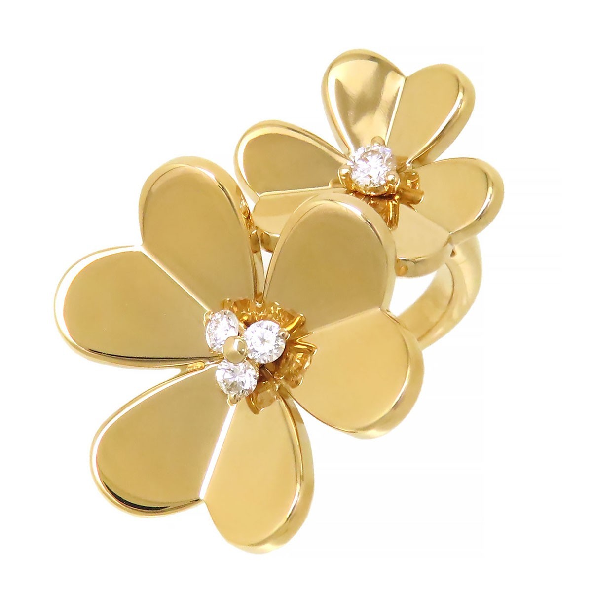 Van Cleef & Arpels Frivole Entrere de A Ring #49 VCARPJMD00 Au750(K18YG)