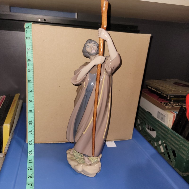 NAO By Lladro The Prince Of Egypt Moses Porcelain Figurine Disney Dreamworks LE