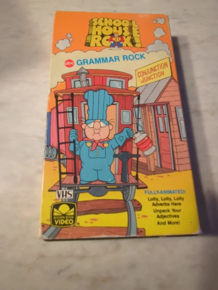 School House Rock 2 Pack VHS Multiplication & Grammar Fully Tested Educational  - Image 2 of 4