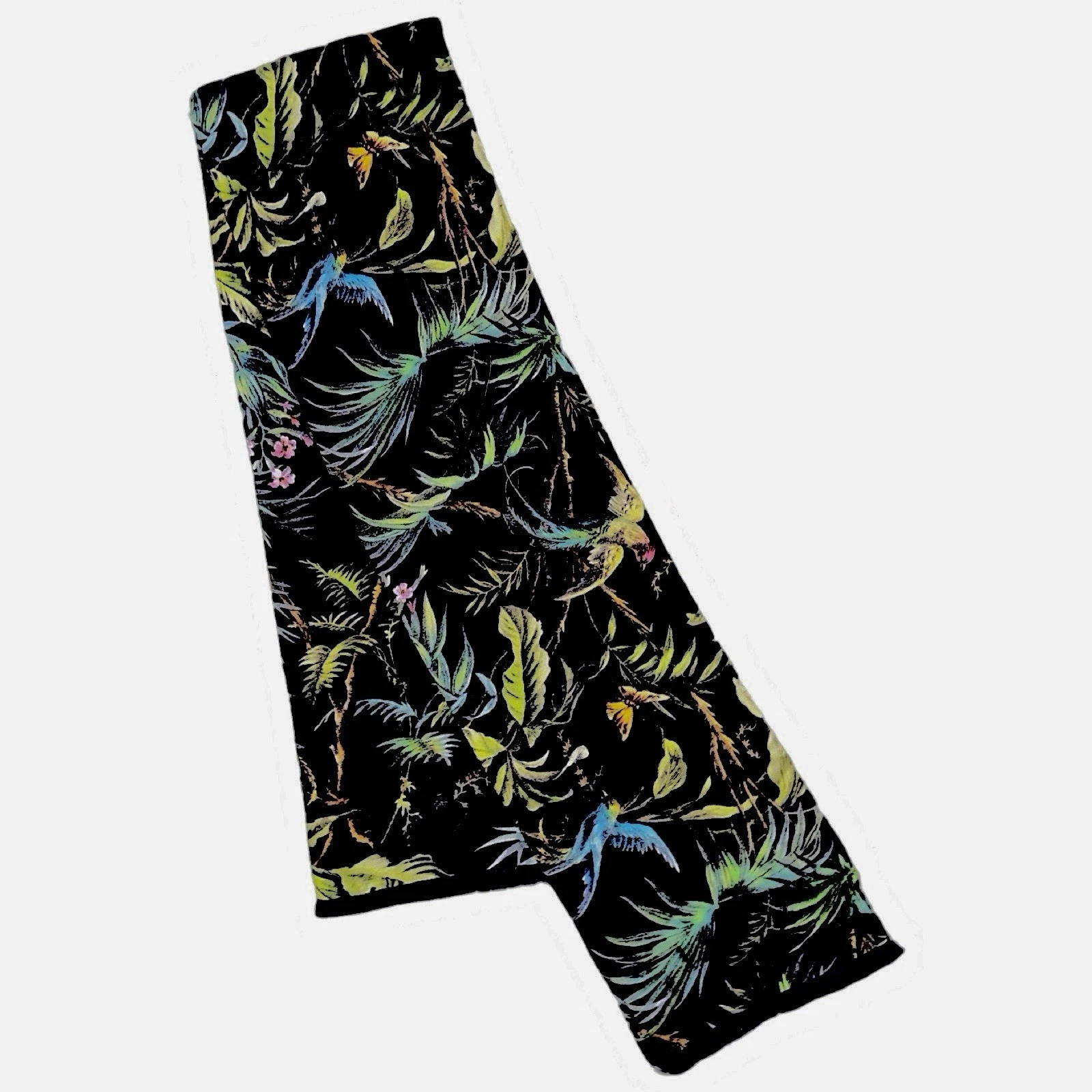 Foulard en soie imprimé floral tropical Gucci 