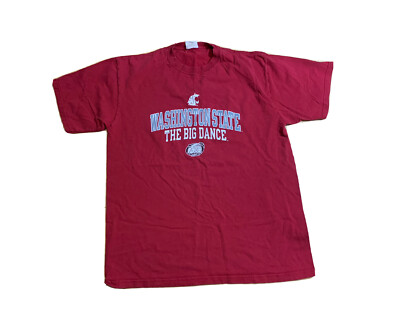 Washington State Cougars The Big Dance March Madness 2007 Champion T Shirt  Sz XL