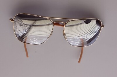 RARE Bausch &Lomb Ray Ban CARAVAN TRU PILOT Mirrored Sunglasses w 