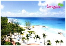 A View of the South Coast From Needham's Point Barbados, Aerial View Postcard