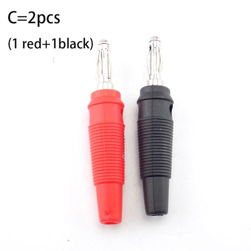 2/8X 4mm Audio Speaker Cable Banana Plug Audio Connector Jack adapter Solderless - Picture 9 of 14