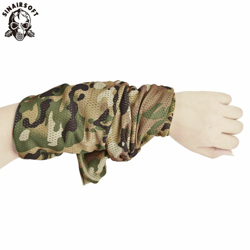 Bufanda del desierto Shemagh ejército árabe SAS Keffiyeh envoltura scrim francotirador velo facial - Imagen 3 de 16