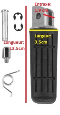 Repose-pied Avant Pour Yamaha Fazer 600 1998-2003 - Neuf, Marque TCMT