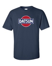 Datsun Navy Retro Logo T-shirt 240z 260z 280z Zx 510 Fairlady Classic Tee S-5xl