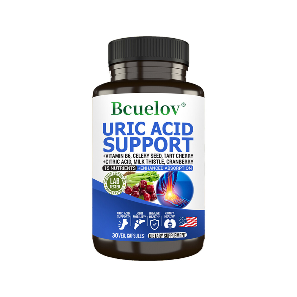 Uric Acid Gout Cleanse Supplement - Celery Seed Tart Cherry
