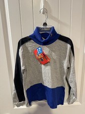 Vintage Retro Mickey Mouse Turtleneck Long Sleeve T-Shirt Kids Size 7 NWT