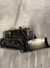 1978 Bergamot Vintage Bulldozer Tractor Belt Buckle Die Cut Brass-works 2