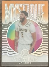 Anthony Davis 2020-21 Illusions Mystique Insert Orange Parallel Lakers Kentucky