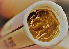 Gem Unc Original Roll (50) Belgium 1998 50 Centime Coins~Helmeted Mine Worker~FS