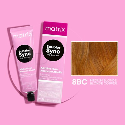 MATRIX SoColor Sync Pre-Bonded Alkaline Toner or Cream Developer (Choose Yours)