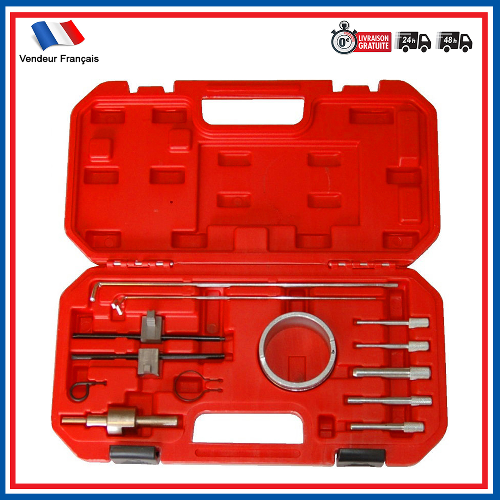 Pige calage distribution Citroen C4 Xsara 2.0 outil blocage arbre a cames