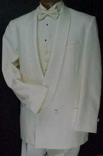 RAFFINATI IVORY 4pc MENS TUXEDO PROM WEDDING MANY SIZES AVAILABLE SIZE 42XL-58R