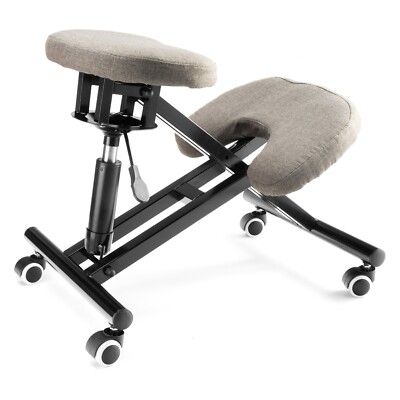 VidaXL Kniestuhl, Kniehocker Mit Dicken Posltern, Ergonomischer Stuhl