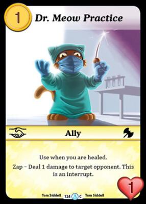 Munchkin CCG Dr. Meow Practice - Season 1 #124/313