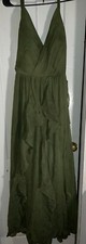 Sage Green- White by Vera Wang bridesmaid dress size 16