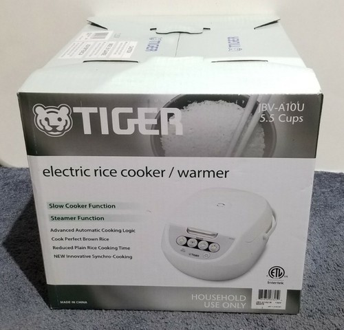 Sold Out Tiger JBV-A10U White 5.5 Cup Electric Rice Cooker / Warmer ☆ New ☆ - Picture 3 of 7
