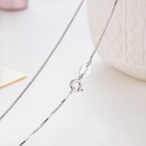 Wholesale Real 925 Sterling Silver Necklace Chains For Pendants Jewelry 16"-24" - Picture 7 of 14