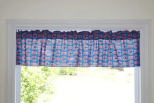 Chicago Cubs Baseball Sports Team Window Valance/Curtain 58" Wide