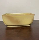 Vintage Frankoma Pottery #14 Gold Rectangular Planter