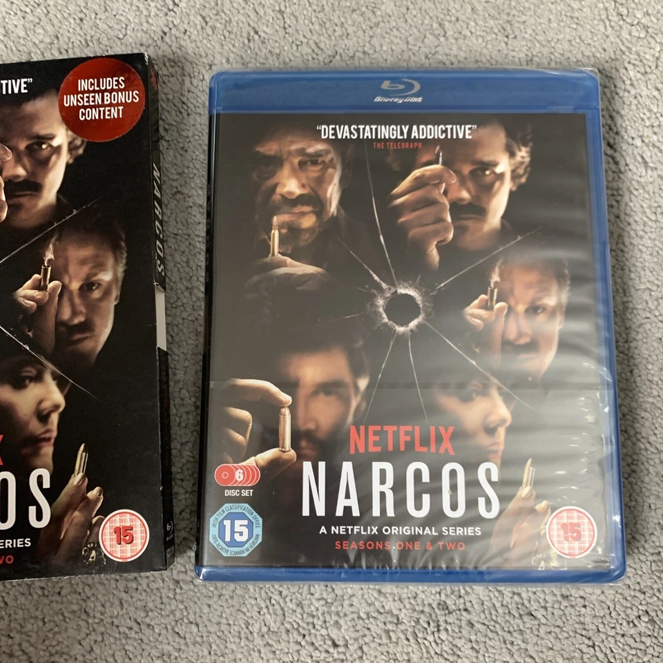 Narcos: The Complete Seasons One & Two [Blu-ray] New Sealed - Image 2 of 3