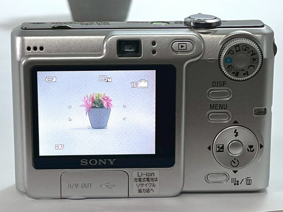 SONY Cyber shot DSC-W35 シルバー Sony Cyber-shot DSC-W35 7.2MP Digital Camera - Silver for
