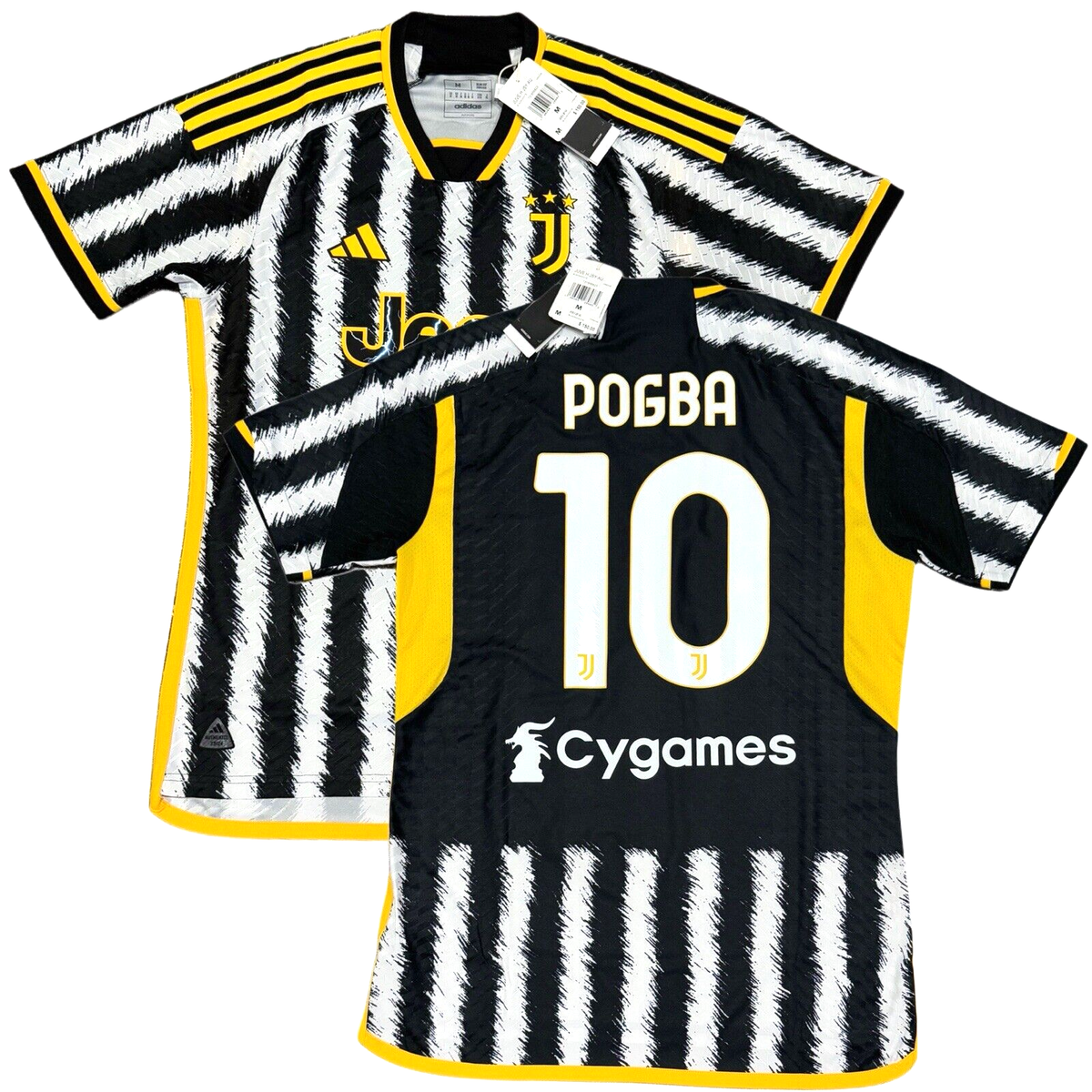 2023/24 Juventus Authentic Home Jersey #10 POGBA Medium Player