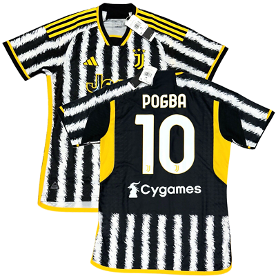2023/24 Juventus Authentic Home Jersey #10 POGBA Medium Player