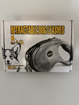 Retractable Dog Leash Medium With Waste Bags & Bag Holder Shaped Like A Bone!