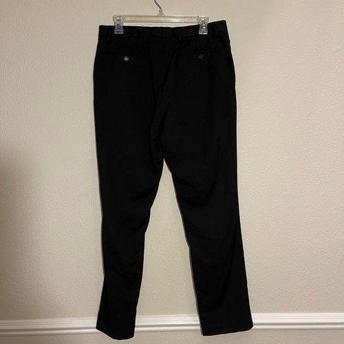 Pre-Owned Men's Burberry Wool Formal Pants in Black Sz.It 50 (US 32 X 29) - Picture 2 of 6