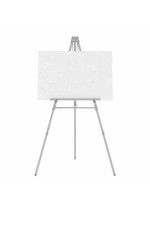 QUARTET 55EX Portable Telescoping Easel, Heavy-Duty, Silver