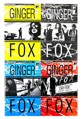 Ginger Fox #1-4 Set (1988 Comico) by Mike Baron, Arnold & Jacob Pander Bros. NM