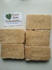 UNSCENTED HONEY GOAT MILK SOAP HAPPY GOAT CREAMERY PURE FOOD GRADE HONEY CHEAP