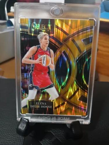2024 Panini Select WNBA - Premier Level Gold Prizm #123 Elena Delle Donne /10