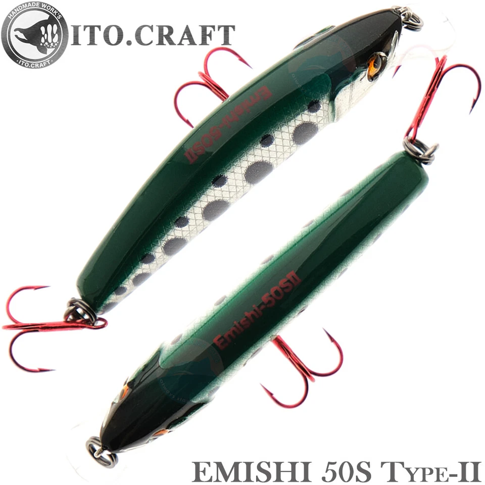 ITO.CRAFT Emishi 50S Tipo-II 5,0 g 50 mm Varios Colores Trucha Hundimiento Minnow Foto 2 de 2